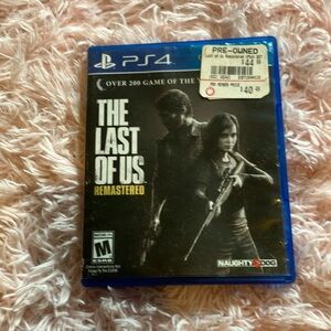PS4 the last of us remastered